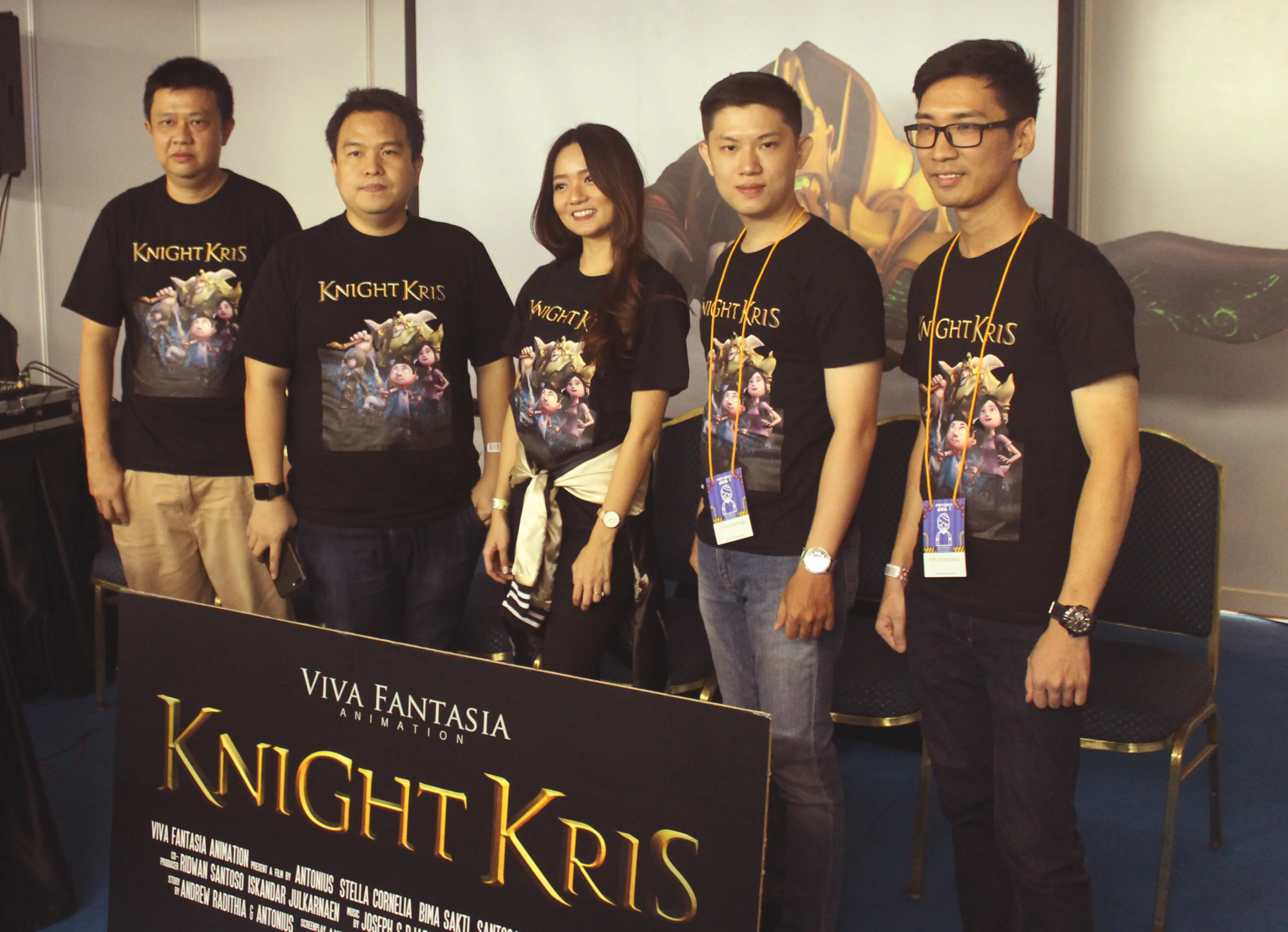 Dalam gelaran Popcon Asia 2017, film Knight Kris diperkenalkan ke khalayak.