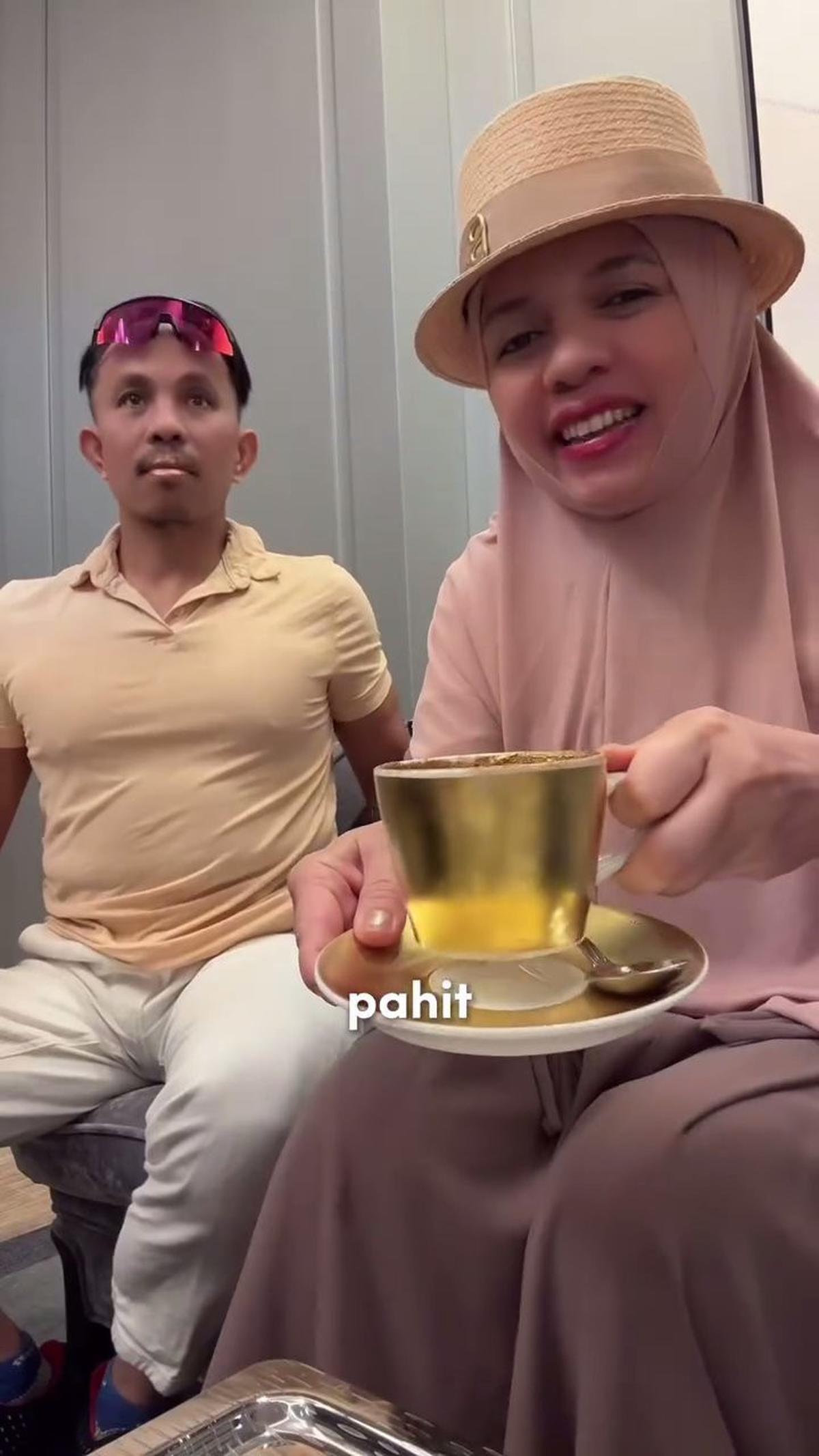 Lenggogeni Faruk dan Suami Review Kopi Harga 5 Juta, Ada Emas 24 Karatnya: Oh My God This Is So Coffee