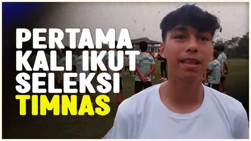 VIDEO: Putra Darius Sinathrya Mengaku Bangga Ikut Seleksi Timnas Indonesia U-16