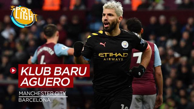 Berita video spotlight kai ini membahas tentang calon klub Sergio Aguero setelah hengkang dari Manchester City.