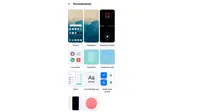 Pengaturan kustomisasi yang ada di ColorOS 11. (Liputan6.com/Agustinus M. Damar)