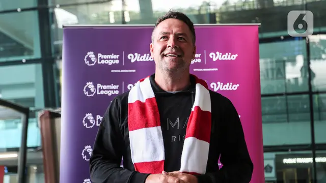 Legenda Sepak Bola Inggris Michael Owen Tiba di Jakarta