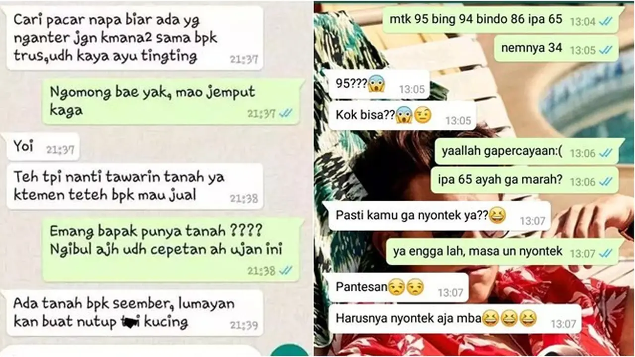 8 Chat Anak Curhat ke Ayah Ini Endingnya Absurd Banget