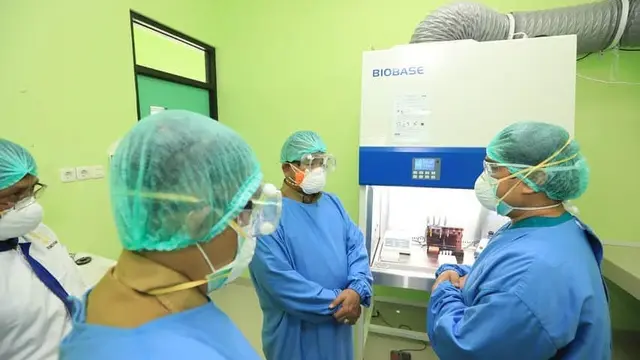 Wali Kota Tarakan Launching Mesin PCR Swab Test di RSU Kota Tarakan