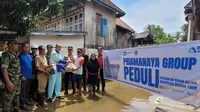 Bantuan kepada warga di 8 Desa pada Wilayah Kerja Operasional Priamanaya Group yang berada di Kecamatan Muara Belida, Kabupaten Muara Enim menjadi korban banjir.