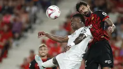 Real Madrid dipaksa bermain seri 1-1 oleh Mallorca. (JAIME REINA / AFP)