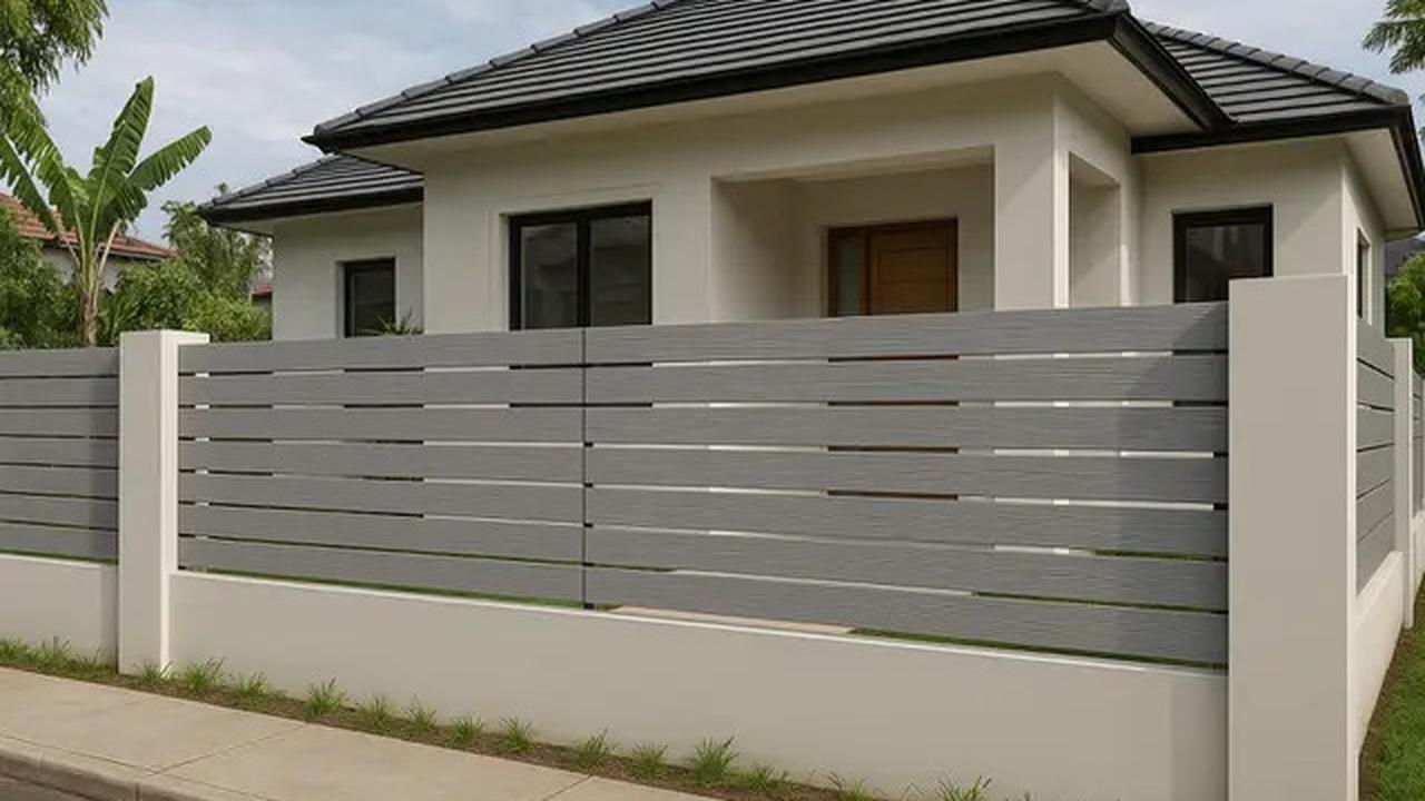10 Model Pagar Tembok Tanpa Besi yang Lagi Hits, Bikin Tampilan Rumah Estetik dari Luar