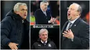 Berikut ini daftar pelatih top dunia yang sering dipecat. Diantaranya ada Jose Mourinho, Claudio Ranieri dan Rafael Benitez. (Foto Kolase AFP)