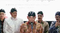 Kapolri Jenderal Listyo Sigit Prabowo menghadiri pagelaran wayang kulit bertajuk Semar M'bangun Kahyangan yang masih satu rangkaian dengan HUT Bhayangkara ke-76 di Lapangan Bhayangkara, Jakarta Selatan, Sabtu (2/7/2022) malam. (Ist)
