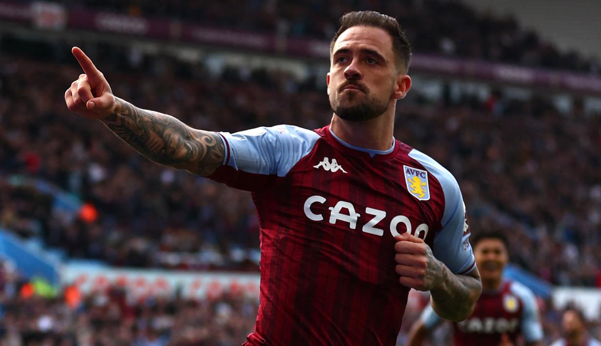 Danny Ings. Striker Inggris berusia 29 tahun yang kini memasuki musim pertama bersama Aston Villa setelah sempat membela Burnley, Liverpool dan Southampton ini total telah mencetak 60 gol dari 160 laga di Liga Inggris. Tanpa hattrick, raihan terbaiknya adalah 6 kali brace. (AFP/Adrian Dennis)