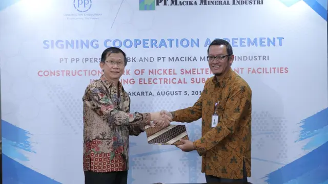 PTPP Bangun Pabrik Smelter Nikel Berkapasitas 120 Ribu Ton