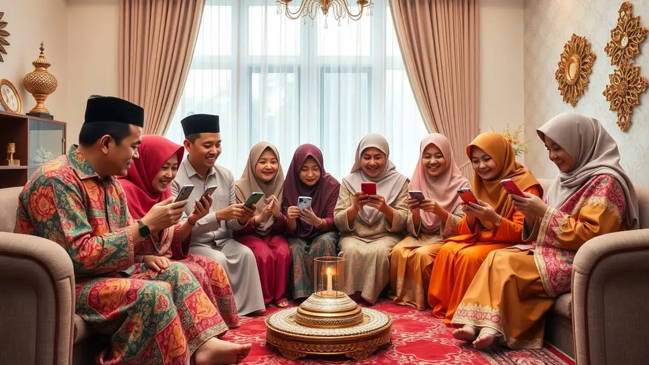 jawaban ucapan lebaran