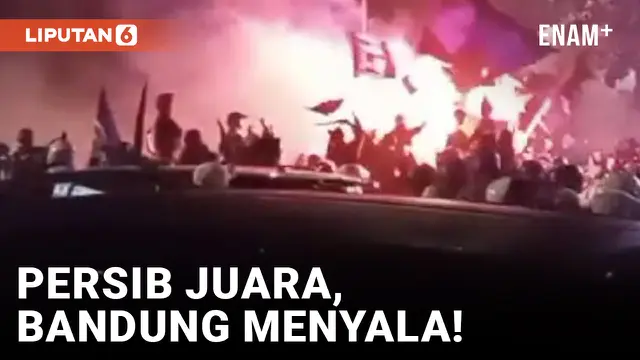 Persib Juara Liga 1, Ribuan Bobotoh Serbu Lapangan Gasibu