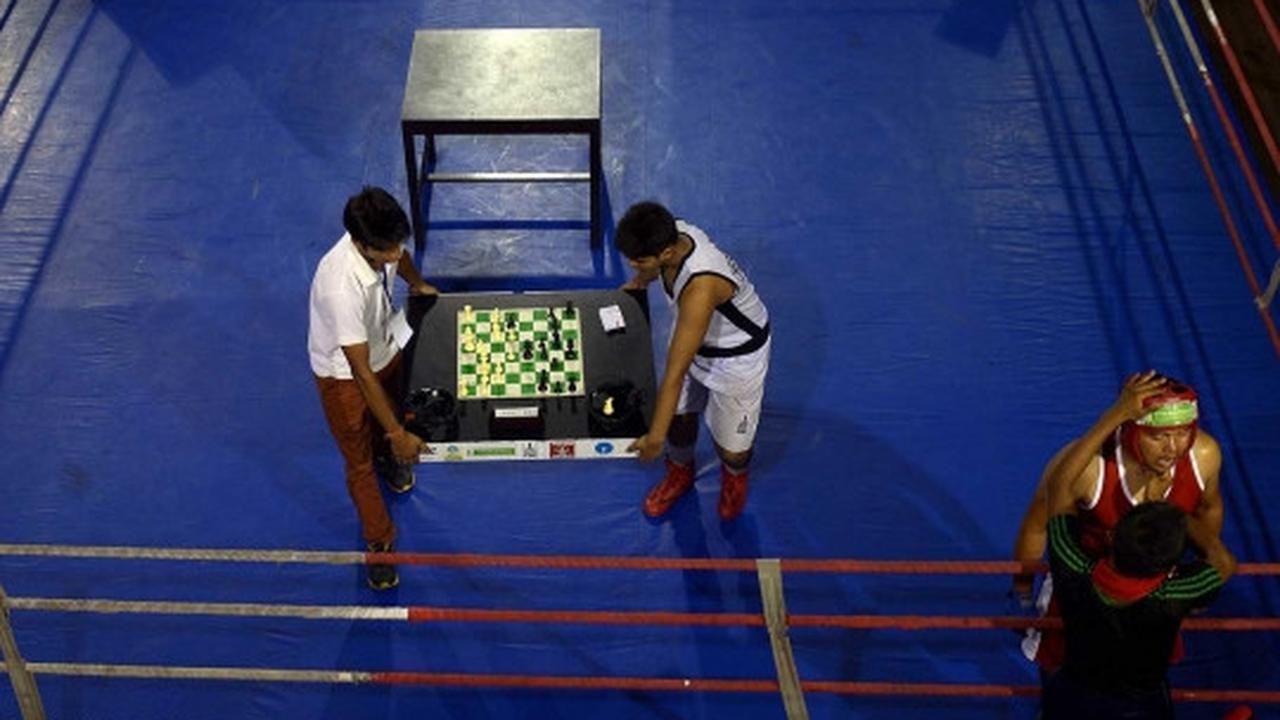 Beginilah jadinya bila turnamen tinju digabungkan dengan catur