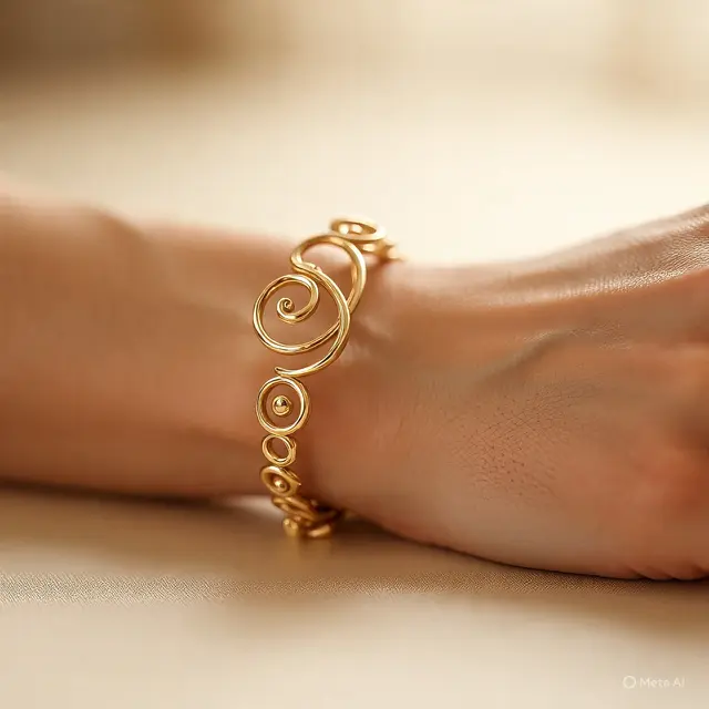 Model Gelang Emas 24 Karat 10 Gram