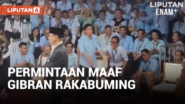 VIDEO: Gibran Minta Maaf Usai Ditegur KPU