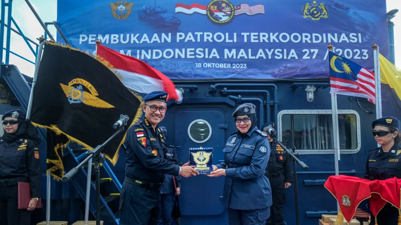 Pembukaan Patroli Terkoordinasi Kastam Indonesia dan Malaysia (Patkor Kastima).