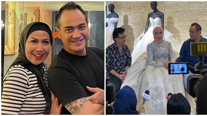 6 Momen Venna Melinda Fitting Baju Pengantin Jelang Menikah, Ditemani Ferry Irawan