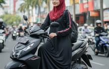 7 Inspirasi Model Gamis yang Cocok untuk Pengendara Motor, Ringan dan Memudahkan Gerak