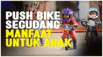 Berita video Ngabuburace, melatih ketangkasan anak lewat ajang balap sepeda push bike yang diadakan di Pacific Garden Square, Alam Sutera, Tangerang Sabtu (30/3/2024).