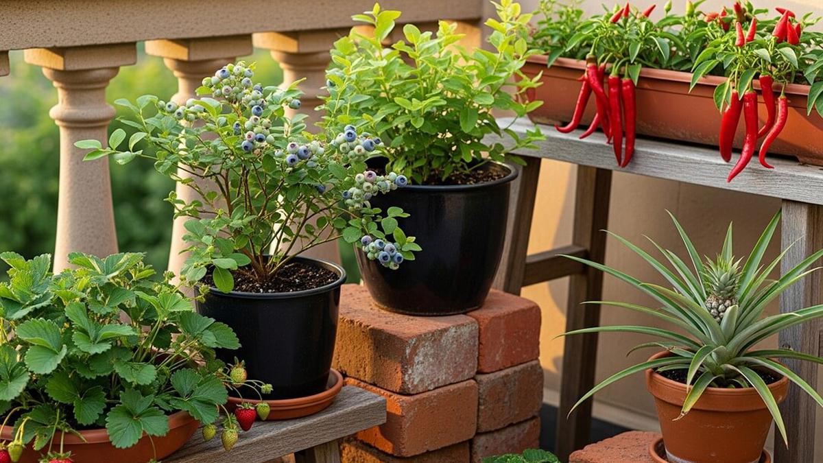 10 Kebun Buah Mini dengan Pot Kecil, Maksimalkan Lahan Sempit agar Produktif