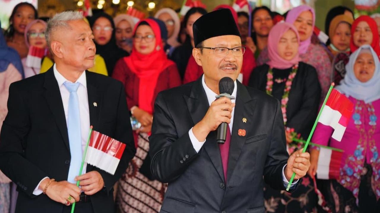 Syukuran HUT ke-80 RI, Gus Ipul Ajak Jajaran Kemensos Kerja Berdampak