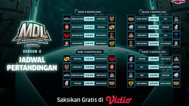 Live Streaming MDL Indonesia Season 6 Pekan Perdana di Vidio, 8-11 Agustus 2022
