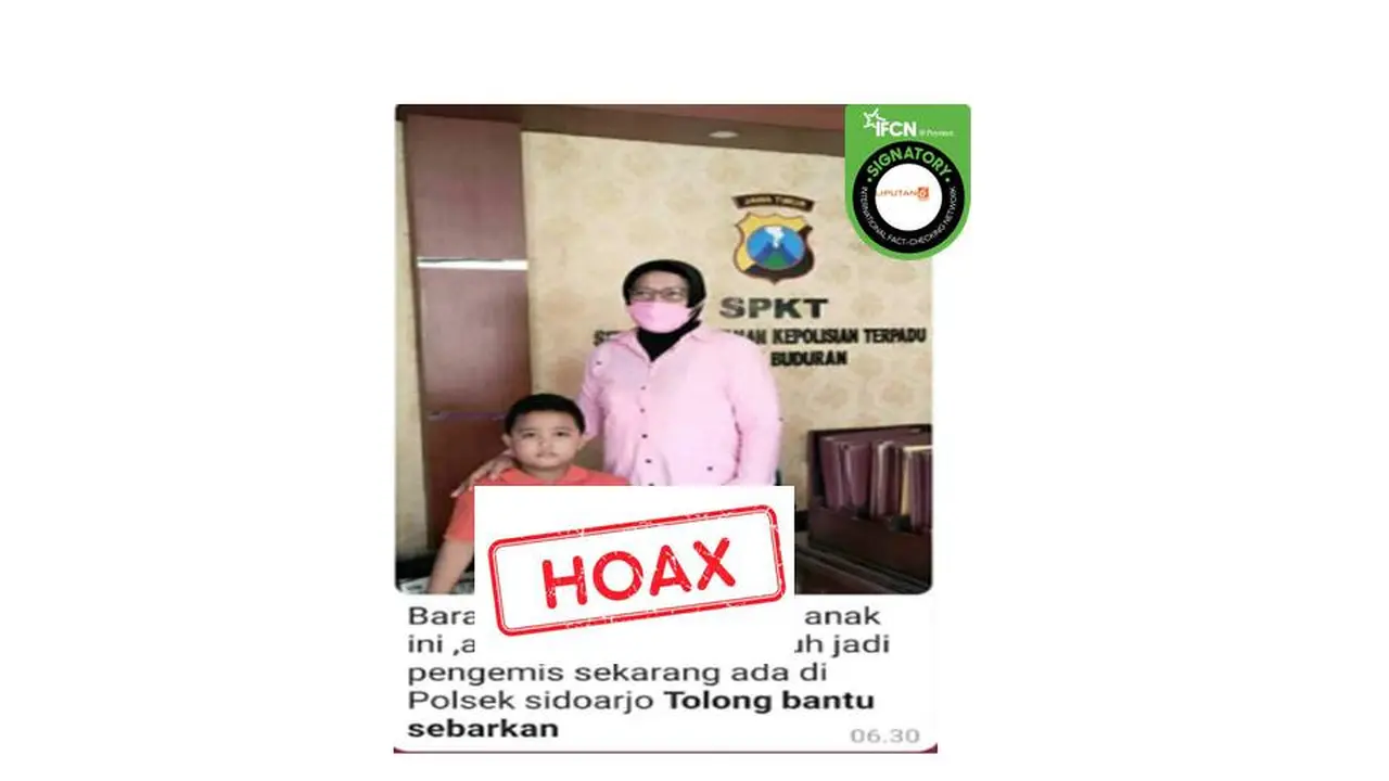 Cek Fakta anak kecil
