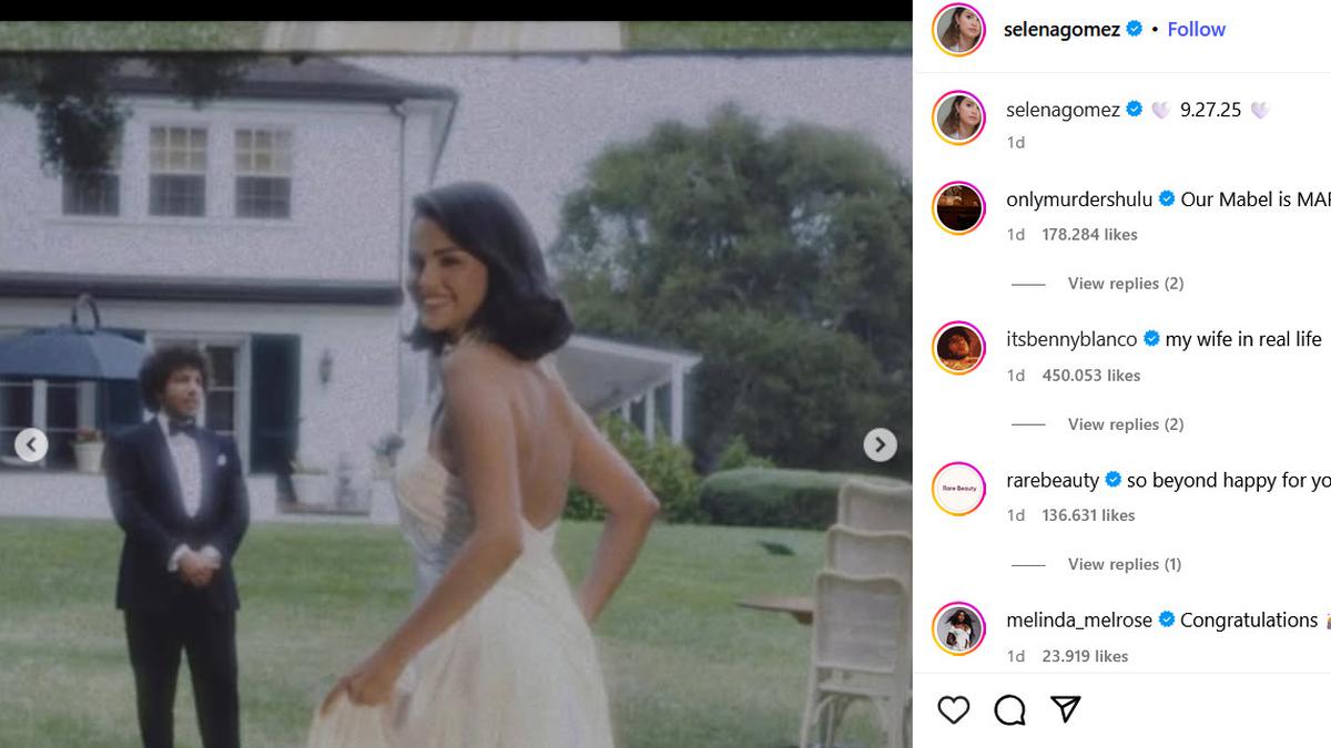 Ibu Selena Gomez Bantah Isu Dirinya Dibuat Tersinggung di Pernikahan Putrinya dengan Benny Blanco