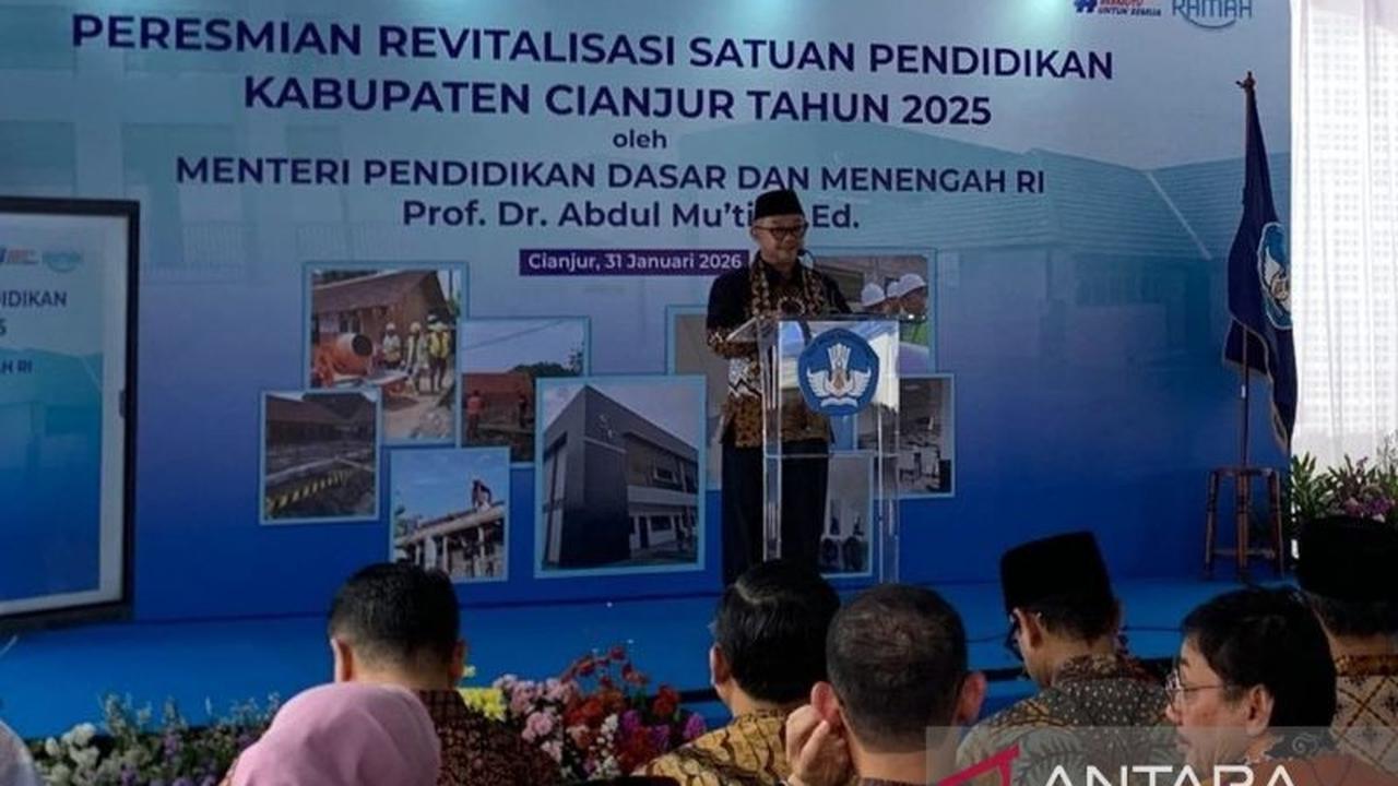 Kemendikdasmen Tuntaskan Revitalisasi 83 Satuan Pendidikan Cianjur dengan Anggaran Rp106 Miliar