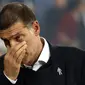 West Ham United pecat Slaven Bilic sebagai manajer, Senin (6/11/2017). Keputusan ini diambil setelah West Ham masuk zona degradasi Liga Inggris.  (AP Photo/Frank Augstein/File)