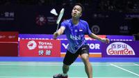 Tunggal putra Indonesia, Anthony Sinisuka Ginting. (PBSI)