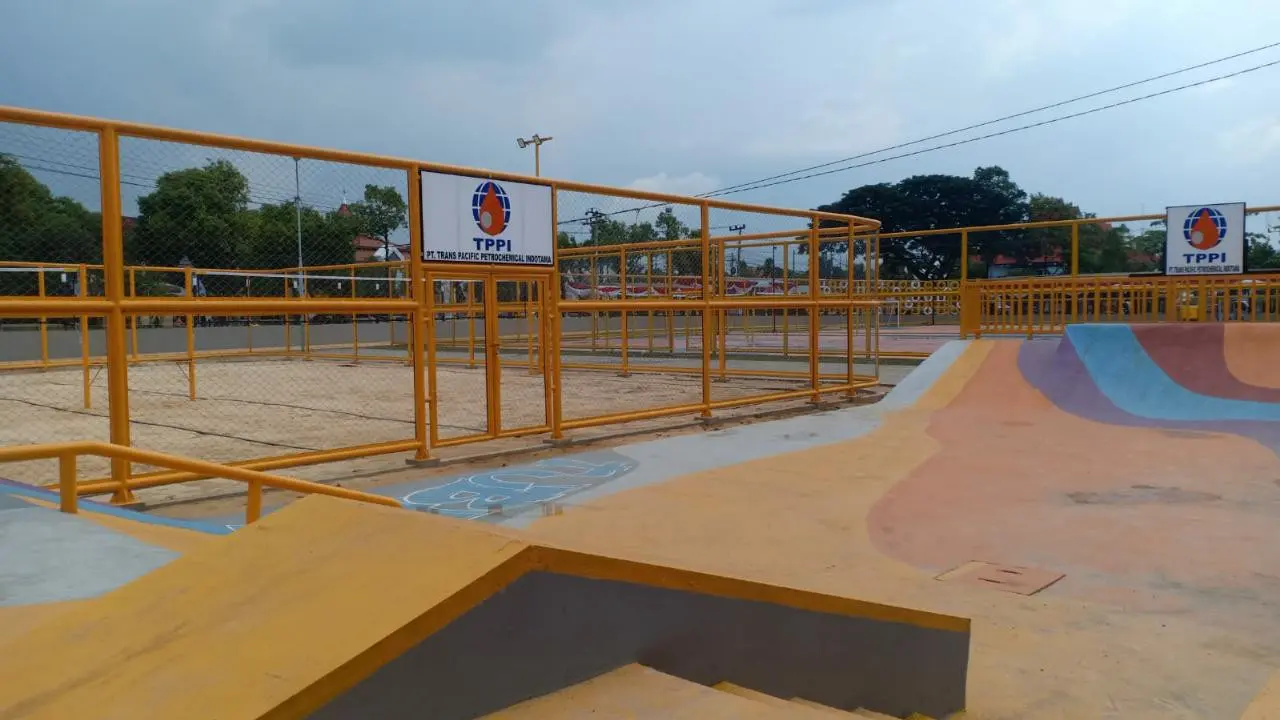 Rvitalisasi gedung olahraga (GOR) Rangga Jaya Anoraga Tuban menelan dana belasan miliar rupiah. (Istimewa)