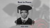 Prof Jacob Elfinus Sahetapy meninggal dunia. (Foto: instagram Fakultas Hukum Unair )