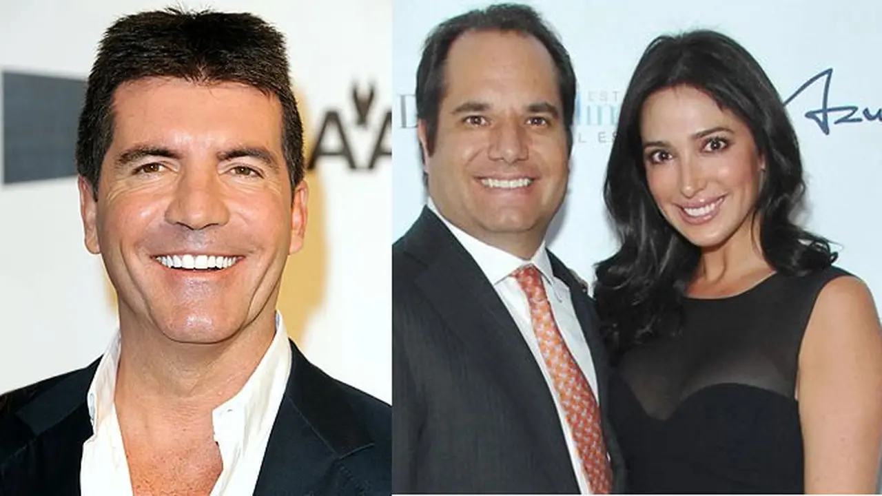 Simon Cowell+ Lauren dan Andrew Silverman