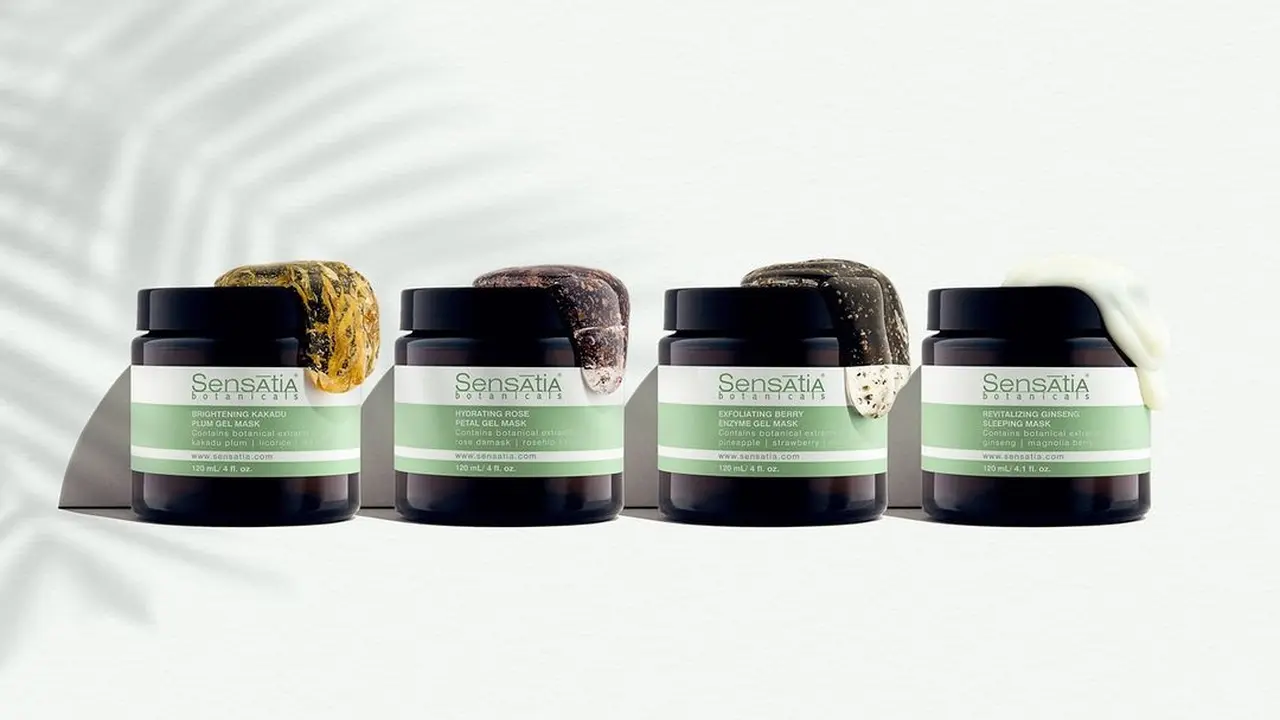 Sensatia Botanicals Natural Gel Mask Collection