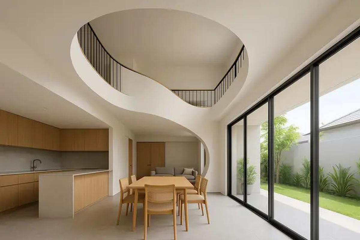 10 Trik Mendesain Rumah Kecil dengan Void agar Ruangan Terlihat Lebih Luas