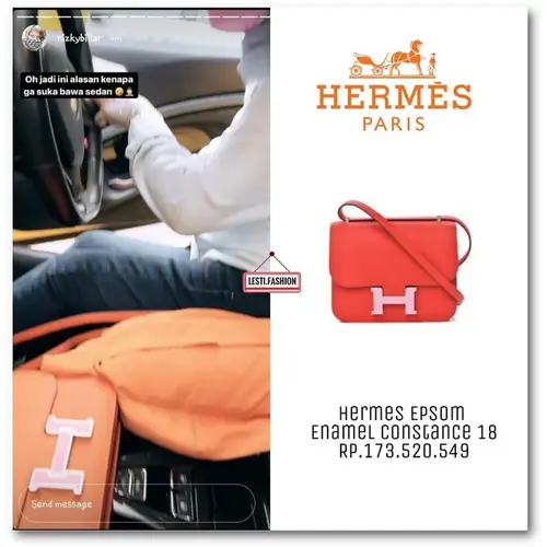 5 Koleksi Tas Hermes Lesty Kejora, Penasaran yang Termahal?