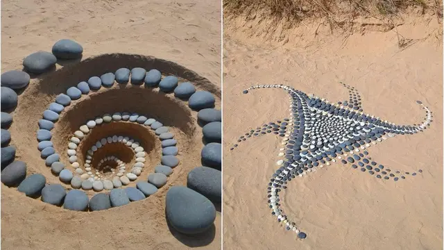 Hanya dengan Batu, 6 Kreasi Unik Karya Seniman Ini Mengagumkan