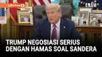 Presiden Amerika Serikat Donald Trump mengatakan AS sedang dalam negosiasi mendalam dengan Hamas untuk membebaskan sisa sandera warga Israel di Gaza.