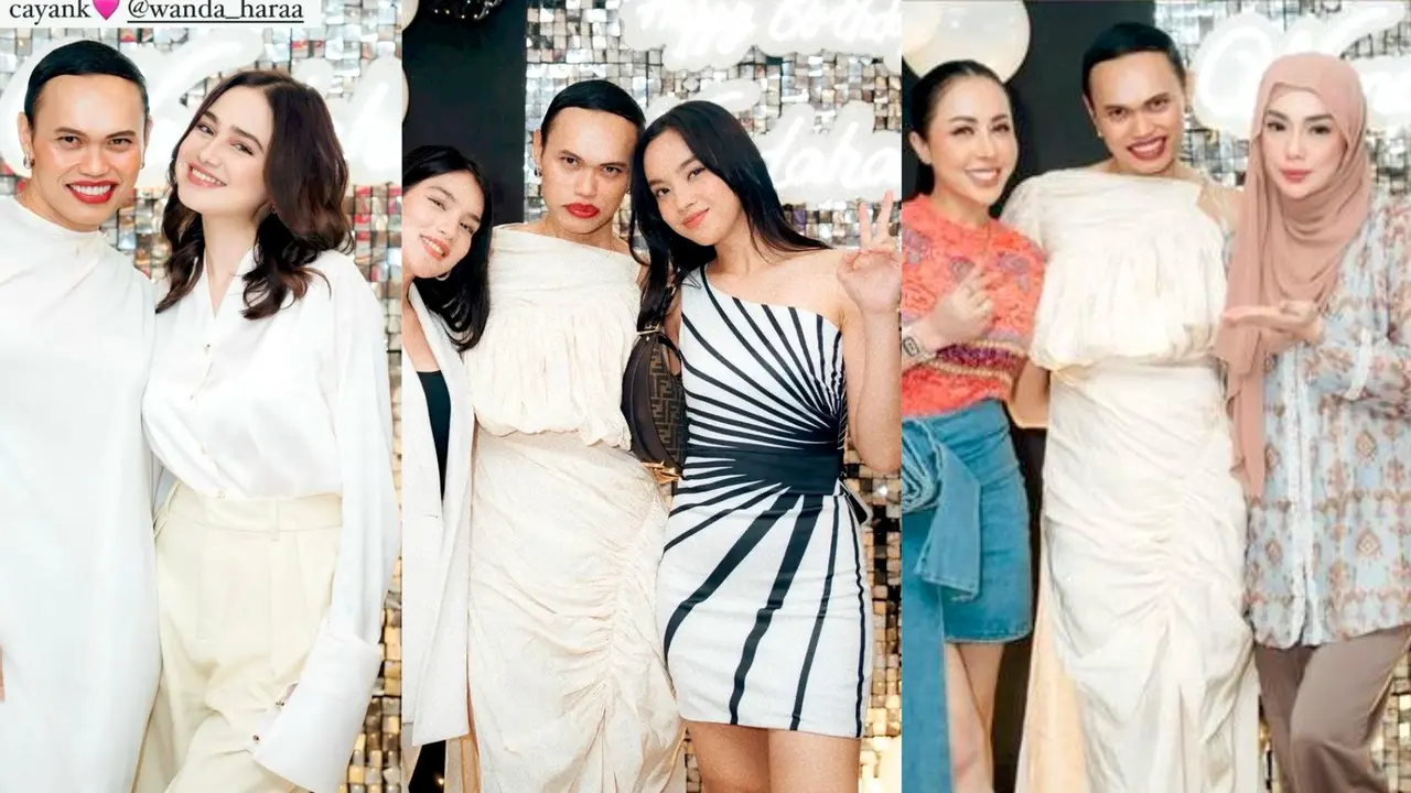 8 Adu Gaya Artis di Pesta Ulang Tahun Wanda Hara, Syifa Hadju Tampil Kasual hingga Celine Evangelista Berhijab