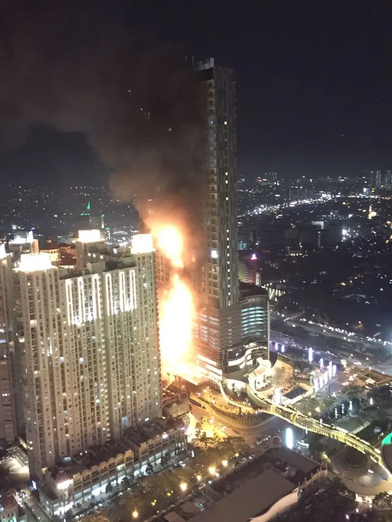 20161109- Kebakaran Landa Gedung Neo Soho-Jakarta