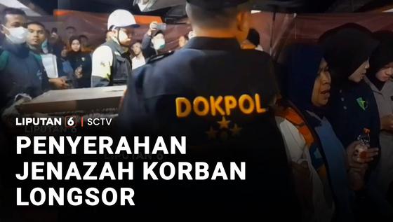 Penyerahan Jenazah Korban Longsor