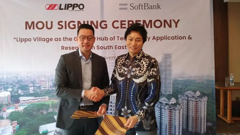 PT Lippo Karawaci Tbk umumkan kerjasama dengan perusahaan pendanaan asal Jepang, SoftBank Corp.
