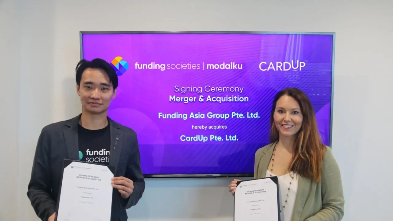 Grup Modalku, salah satu platform pendanaan digital UMKM mengumumkan akuisisi terhadap CardUp, solusi layanan pembayaran di Asia Tenggara. (Dok Modalku)