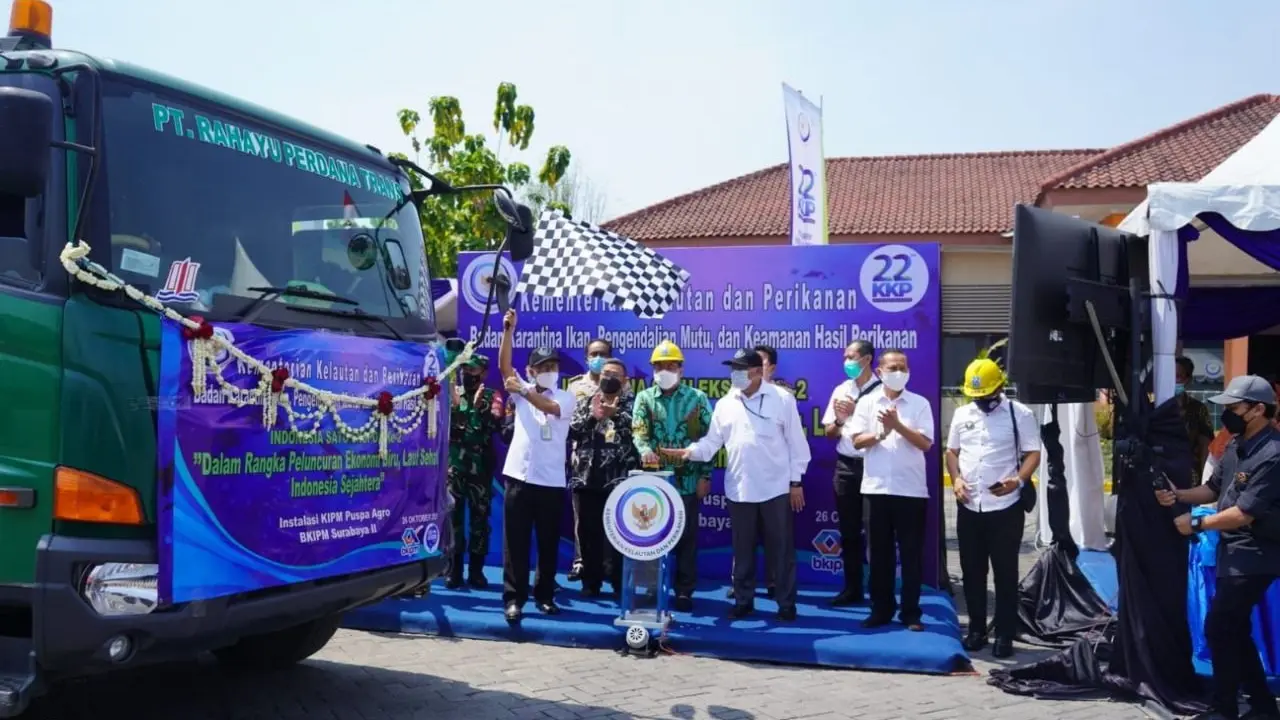 KKP melepas 19.145,3 ton dan 1,2 juta ekor ikan sehat bermutu dari berbagai daerah berhasil menembus pasar dunia. (Dok KKP)