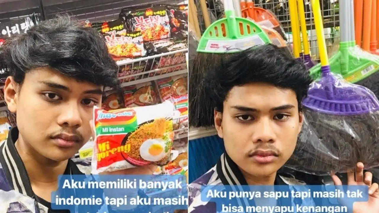 status galau pakai benda