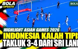 HIGHLIGHT ASIAN GAMES 2026: Indonesia Kalah Tipis 3-4 dari Sri Lanka di Pool A Hockey Putra