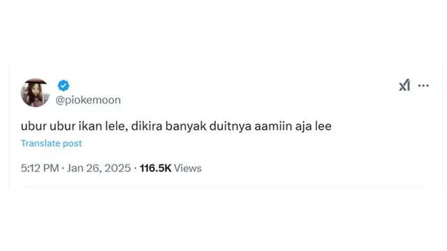 6 Cuitan Netizen Pakai Pantun 'Ubur-Ubur Ikan Lele' Ini Kocak