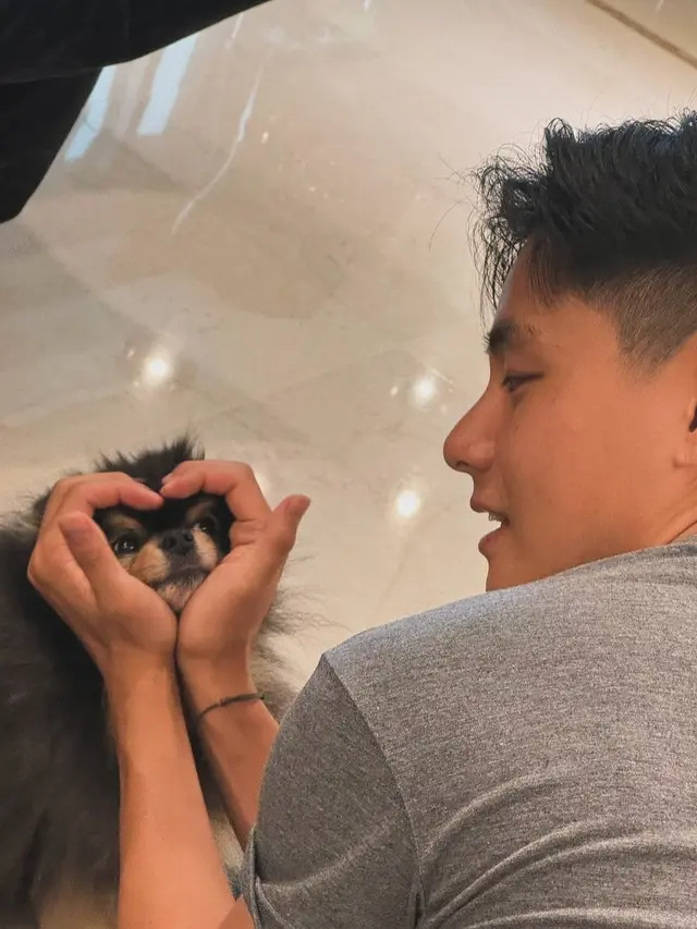 V BTS umumkan kematian Yeontan, anjing kesayangannya (credit: instagram/thv)